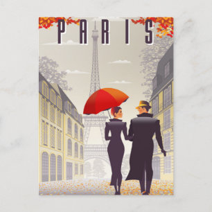 Vintage Paris Eiffelturm Architektur französisch Postkarte