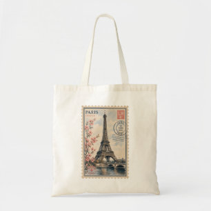 Vintage Paris Eiffelturm Einkaufstasche