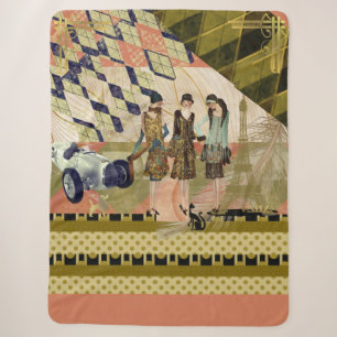 Vintage-Paris-Flapper-Szene Sherpadecke