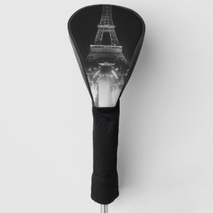 Vintage Paris Fontainen Eiffelturm Nacht Dart Boa Golf Headcover
