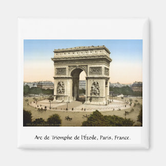 Vintage Paris Frankreich, Arc de Triomphe Magnet
