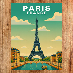 Vintage Paris, Frankreich Französische Stadtansich Postkarte