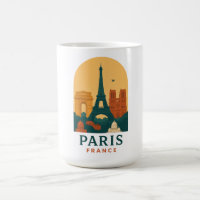 Vintage-Paris-Frankreich-Reise-Kaffeetasse – Notre