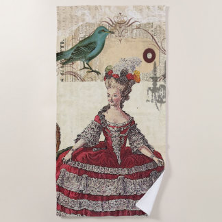 Vintage Paris Französische Königin Marie Antoinett Strandtuch
