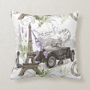 Vintage Paris Kissen