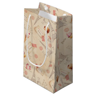 Vintage Paris Kleine Geschenktüte