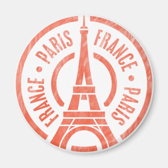 Vintage Paris  Magnet (Vorne)