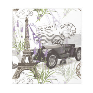 Vintage Paris Notizblock