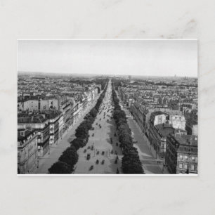 Vintage Paris Panorama c1905 Postkarte