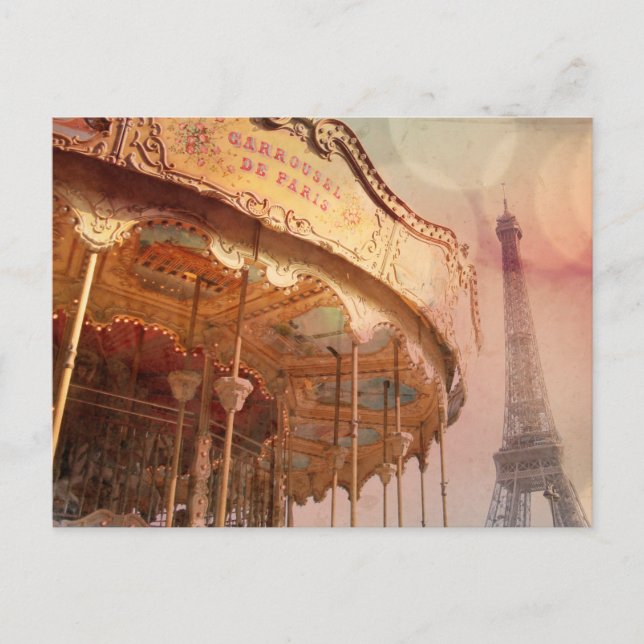 Vintage Paris postcard Postkarte (Vorderseite)
