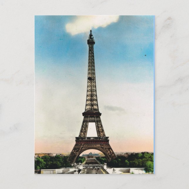 Vintage Paris Postkarte (Vorderseite)