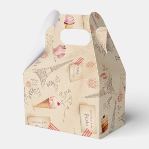 Vintage Paris Süßigkeiten Geschenkschachtel