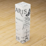 Vintage Paris Themed White Wedding Personalisiert Wein-Geschenkverpackung<br><div class="desc">Paris Thema Hochzeit Party Wein Box bereit,  um auf Ihre Veranstaltung spezifiziert werden. Die komplette Produktpalette finden Sie in diesem exklusiven Set und mehr hier... </div>