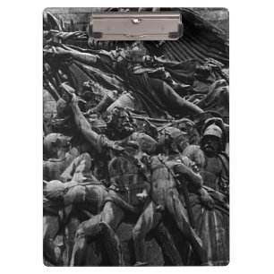 Vintage Paris Triumphbogen Marseillaise unhöflich Klemmbrett