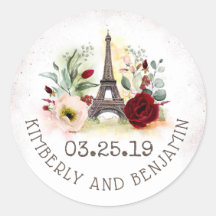 Vintage Pariser Rose Gold Glitzer Hochzeit