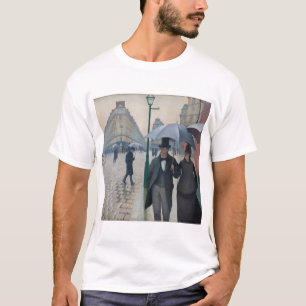 Vintage Pariser Straße am Rainy Day T-Shirt
