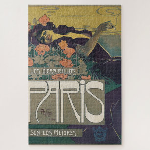 Vintage Pariser Zigarettenwerbung Puzzle