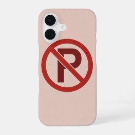 Vintage-Parkingverbotsschild iPhone 16 Hülle