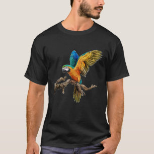 Vintage Parrot-Liebe Niedliche Birds-T - Shirt Ges