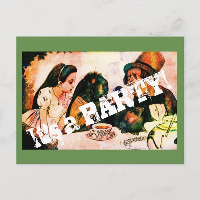 Vintage Party Einladung (Vorderseite)