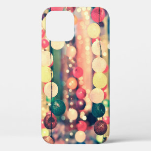 Vintage-Party Nacht mit einem Lichtball Case-Mate iPhone Hülle