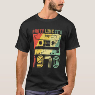 Vintage-Party wie 1970 Retro 70er-Party-Outfit T-Shirt
