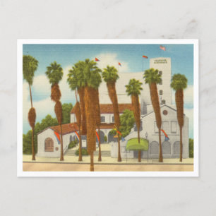 Vintage Pasadena Playhouse Kalifornien 1940er Jahr Postkarte