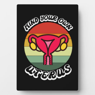 Vintage Pass Auf Auf Deinen Uterus Auf Lustiges Fe Fotoplatte