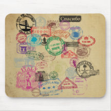 Vintage Pass-Briefmarken