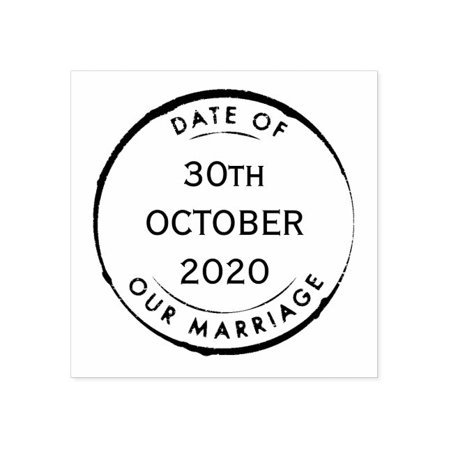 Vintage Passport-Hochzeits-Briefmarke Gummistempel (Prägung)