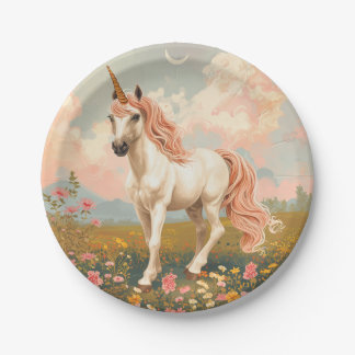 Vintage Pastel Unicorn Paper Teller