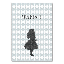 Vintage Pastell Alice im Wunderland Karte