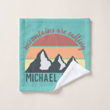 Vintage Pastellberge nennen Monografie Himmel