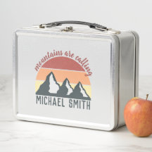 Vintage Pastellgebirge nennen Monogramm grau