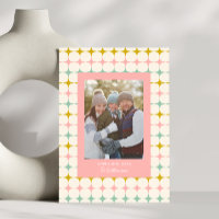 Vintage Pastellstars Pink-Foto