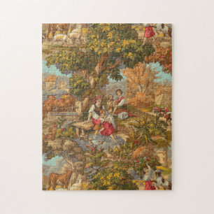 Vintage Pastorallandschaft Puzzle