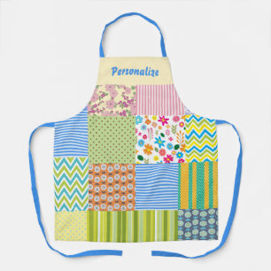 Vintage-Patchwork-Quilt-Damen-Schneiderei Personal Schürze