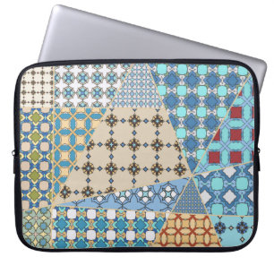 Vintage-Patchwork-Quilt-Muster. Vintage-Dekorativ Laptopschutzhülle
