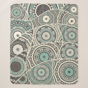 Vintage-Patchwork-Quilt-Muster. Vintage-Dekorativ Sherpadecke