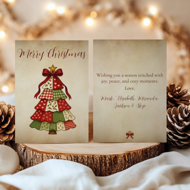 Vintage Patchwork-Quilt Weihnachten  (Von Creator hochgeladen)