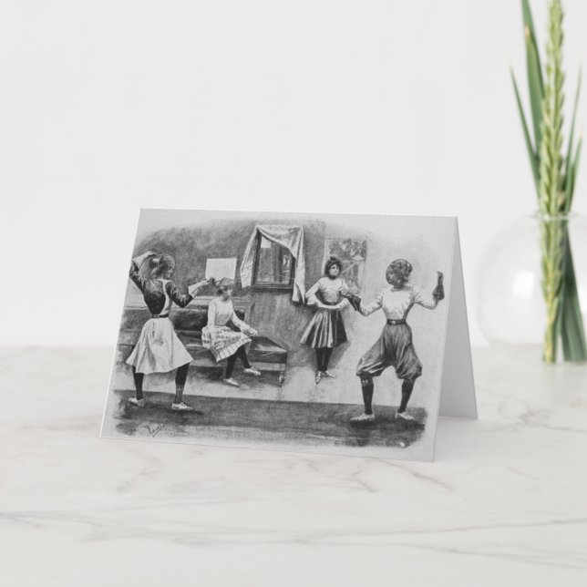 Vintage Patientenkarte Karte (Vorderseite)