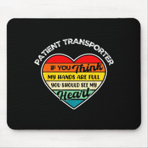 Vintage Patiententransfer-App-Urkundlichkeit Danke Mousepad