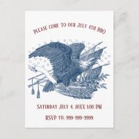 Vintage Patriotic Screening Eagle USA Flag Pfeile