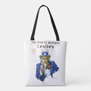 Vintage Patriotic Uncle Sam Magazine Cover Art
