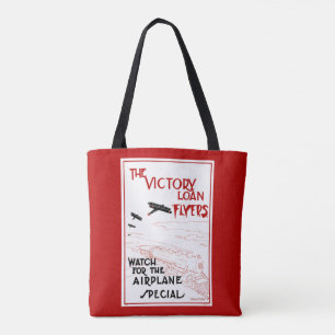 Vintage patriotisch, Victory Loan Flugblätter Flug