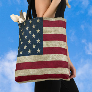 Vintage Patriotische Amerikanische Flagge, Amerika