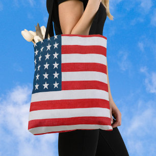 Vintage Patriotische Amerikanische Flagge, Amerika
