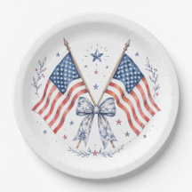Vintage-patriotische amerikanische Flaggen-Schleif