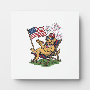 Vintage patriotische Katzen USA-Shirt-Design (2)_1 Fotoplatte