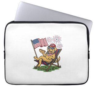 Vintage patriotische Katzen USA-Shirt-Design (2)_1 Laptopschutzhülle